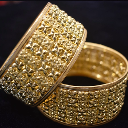 Gold Bangles-New